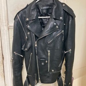 Alexander McQueen leather jacket